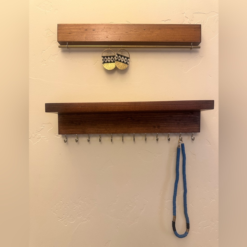 Anthropologie Wooden Jewelry Organizer